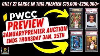 PWCC January Premier Auction Preview - Only 21 Monster Basketball Cards