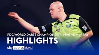 HIGHLIGHTS | Michael van Gerwen vs Ryan Murray | PDC World Darts Championship 2021