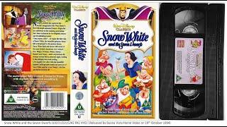 Snow White and the Seven Dwarfs (19th October 1994) UK VHS