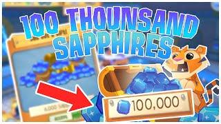 HOW I GOT MY 100 THOUSAND SAPPHIRES (THE LAZIEST WAY)