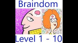 Braindom: Tricky Puzzles, Easy Games & Brain Tests Level 1 - 10