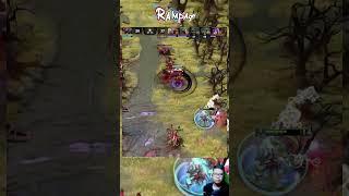  Crazy Wombo Combo Rampage Juggernaut with Magnus  #dota2 #dota2short #shorts
