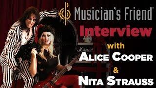 Musician's Friend Interview with Alice Cooper & Nita Strauss