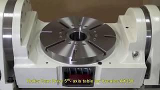 Victor Taichung Vcenter AX350 with 5th axis table by Roller cam drive