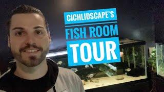 Fish Room Tour at Cichlidscape!