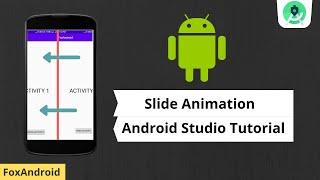 Slide Animation during Activity switching - Android studio tutorial 2020