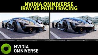 NVIDIA Omniverse Path tracing vs Iray