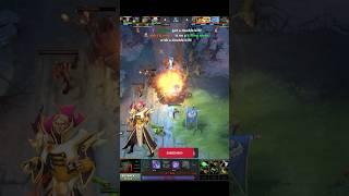 Luck or skill ? Invoker Sunstrike - Dota 2 7.37e #dota2 #shorts #invoker