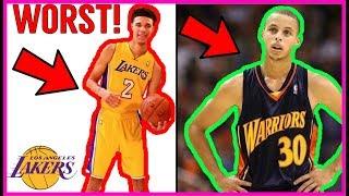 Why Lonzo Ball will be the WORST ROOKIE in the NBA!! Steph Curry DESTROYS LONZO!