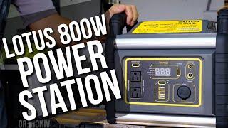 Lotus 800 Watt Portable Power Station / Power Bank A Good Alternative to a Generator?