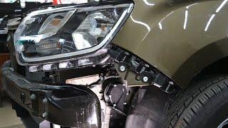 Renault Duster сигнал от Волги - installation of a powerful horn Рено Дастер