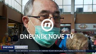 Koronavirus u Hrvatskoj: pustošenje trgovina i tržnica I Dnevnik Nove TV