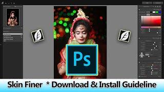 Photoshop Skin Retouch Plugin- How to Skinfiner Plugin  Install in the Photoshop