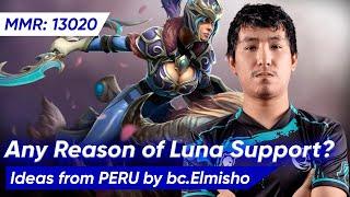 Elmisho LUNA POS 4 Moonstorm | Dota 2 Support Pro Gameplay 7.37