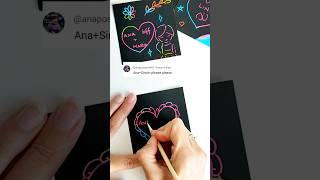 Ana + Simón ️ #cutedrawing #idea #drawing #art #dibujo #cuteart #satisfying #shorts #nameart #viral