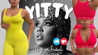 Lizzo’s YITTY Try On Haul | tall curvy pear shape L/ XL