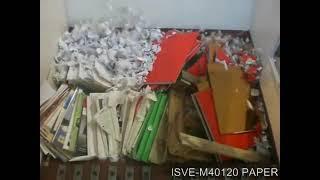 #ISVE shredding process for paper