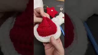 Новогодняя шапочка-колпачок за полчаса, Christmas hat for dogs and cats, DIY