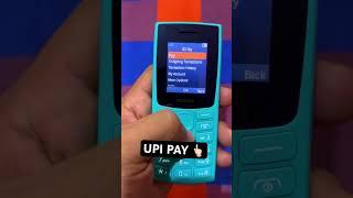 UPI Pay App In Nokia 105 Feature Phone ️