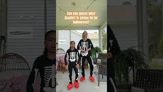 The cutest mother daughter skeleton dance! 🩻#notmyproblem #scarlettandtiania #dancetrend