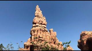 Dan the Star Man rides Big Thunder Mountain Railroad at Disneyland Park in California