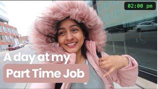 A Day at Work  | Part Time Job | International Student | Canada Vlogs