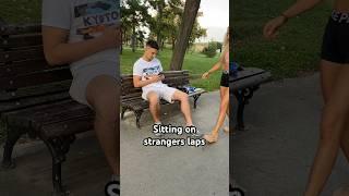 Sitting on strangers laps #youtubeshorts #shorts
