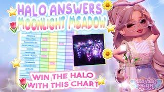 ALERT NEW MOONLIGHT MEADOW HALO ANSWERS | Royale High