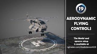 Cinema 4D Aerodynamic Helicopter Controls