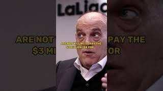Laliga rules changed #didyouknow #footballfacts #laliga #javiertebas #football #shorts