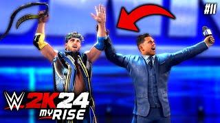 WWE 2K24 MyRISE [#11] – NOWY TYTUŁ I NOWY MISTRZ! ZOSTAŁEM ZAWIESZONY…