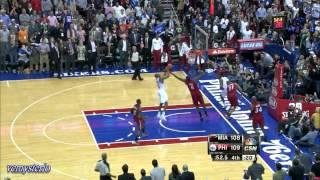 Michael Carter-Williams 22pts-7reb-12ast-9stl vs Heat (2013.10.30) - First Regular Season Debut!!!