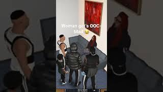 Woman gets OOC Mad in GTA Roleplay 