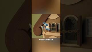 scary cat clock #shorts #viral