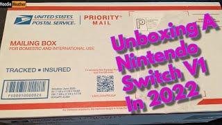 Unboxing Nintendo Switch V1 In 2022