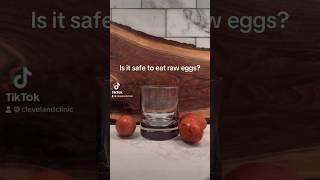 Is it safe to eat raw eggs?