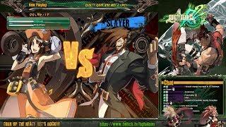 Guilty Gear Xrd Rev 2 PC Online Lobby Matches - HGhaleon (May) Vs R1me5stone (Slayer)