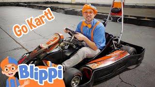 Blippi Explores A Go Kart | Fun and Educational Videos For Kids