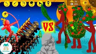 ATTACK ALL TITAN: Swordwrath, Spearton, Magikill LEAF | Stick War Legacy Mod | Stick3Apk