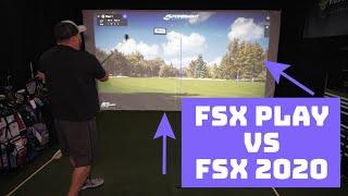 Foresight GC3 FSX Play vs FSX 2020 on Course Gameplay