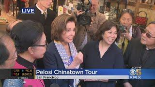Speaker Pelosi Visits SF's Chinatown To Show Support Amid Coronavirus Fears