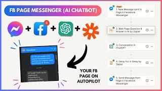 Train Facebook Page Messenger on your website's data with Zapier & ChatGPT