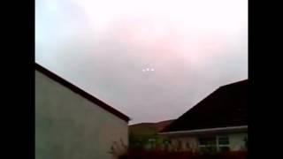 НЛО  В Норвегии засняли огни в небе  UFO  In Norway filmed the lights in the sky