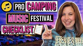 Camping Music Festival Checklist | How To Prepare | Budget vs. Glamping