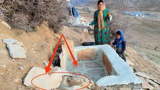 Water and life: completion of the beautiful pond project by a nomadic lady