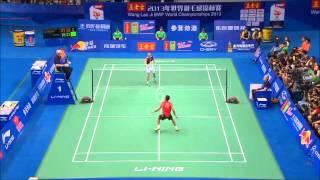 Top 20 men's singles rallies 2013 bwf world championships