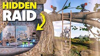 How I Raided This OP Hidden Tree Base For Riches In ARK