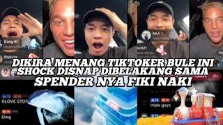 DIKIRA MENANG,TIKTOKER BULE INI KENA SNAP DIBELAKANG SAMA SPENDERNYA FIKI  NAKI 