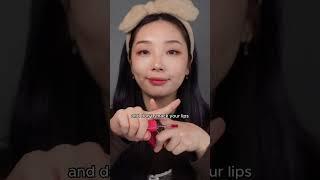 how to apply your lip tint so it lasts longer I PERIPERA GLOWY LIP TINTS #shorts