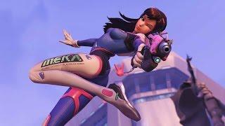 OVERWATCH: Дива/ (Diva, D.va) геймплей, закрытый бета-тест овервотч